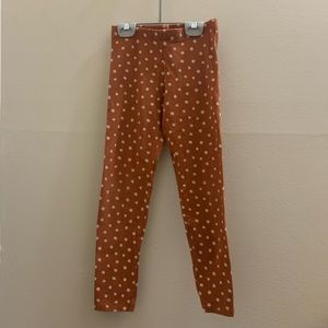 Cat & Jack, girls polka dot leggings size m (7/8)